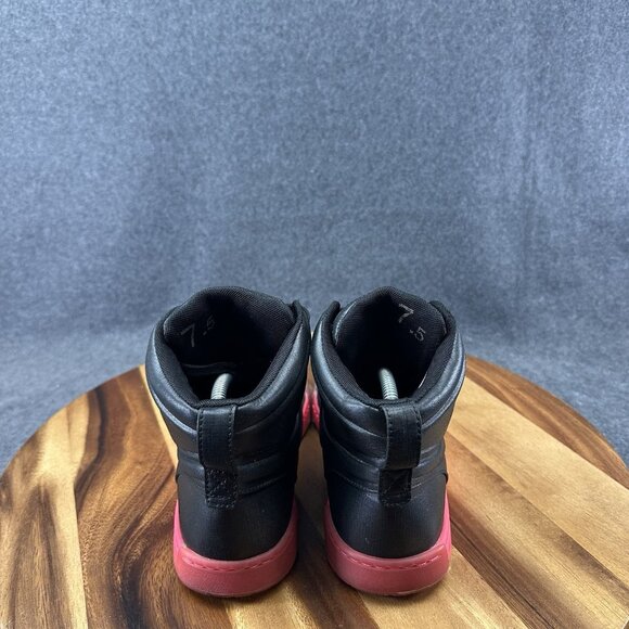 Nike Womens Air Royalty MD VT Ripstop 395775-005 Sneakers Size 7.5 Black Red - Picture 6 of 11